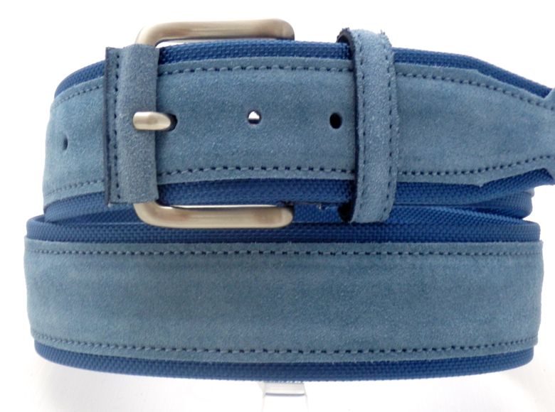 Cintura in tela + camoscio - Jeans- mm35 - Clicca l'immagine per chiudere